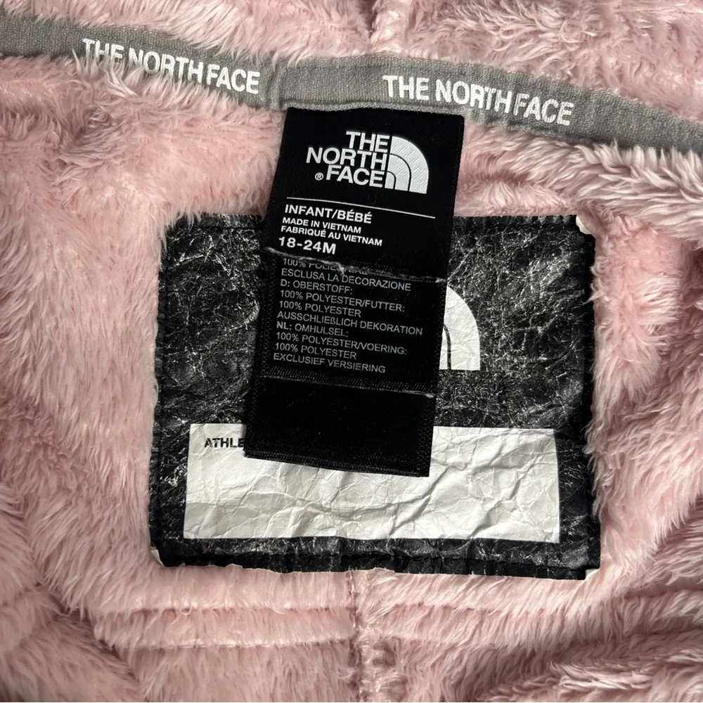 The North Face Toddler Oso Pink Fleece One Piece Girl’s Size 18-24 Months Winter
